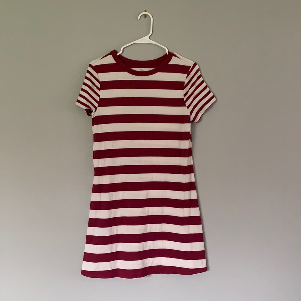 L Striped Dress